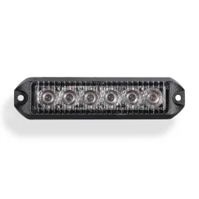 TIR  3 Watt 6 LED Emergency Vehicle Grill Warning Light Head