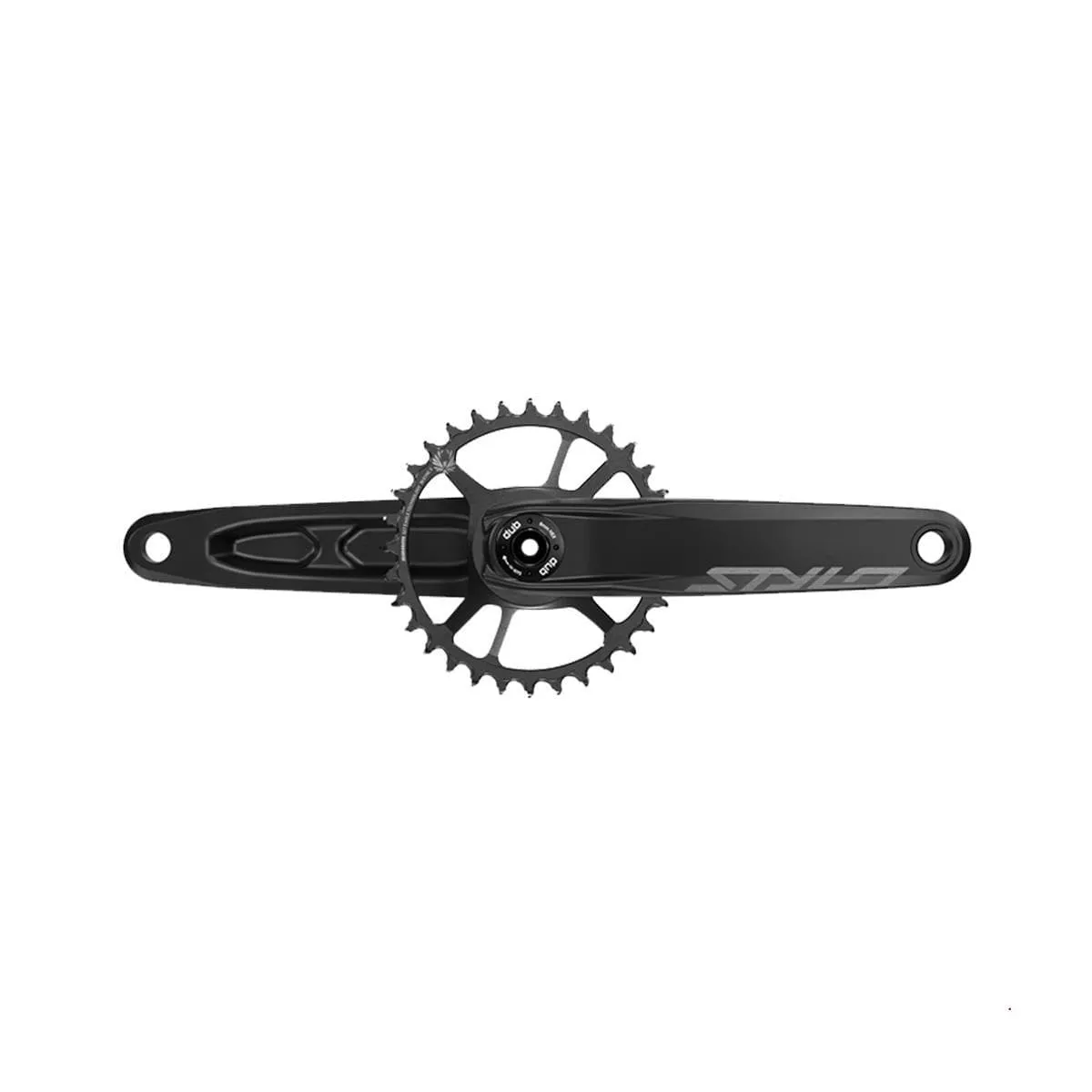 Truvativ Crank Stylo 6K Aluminum Eagle Cannondale-Ai Dub 12S With Direct Mount 32T X-Sync 2 Chainring Black (Dub Cups/Bearings Not Included): Black 170Mm