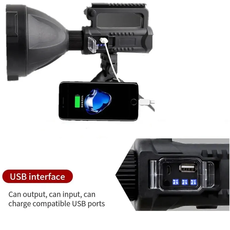 Type C Rechargeable High-Power Led Spotlight With Tripod -Ta-5120-P50