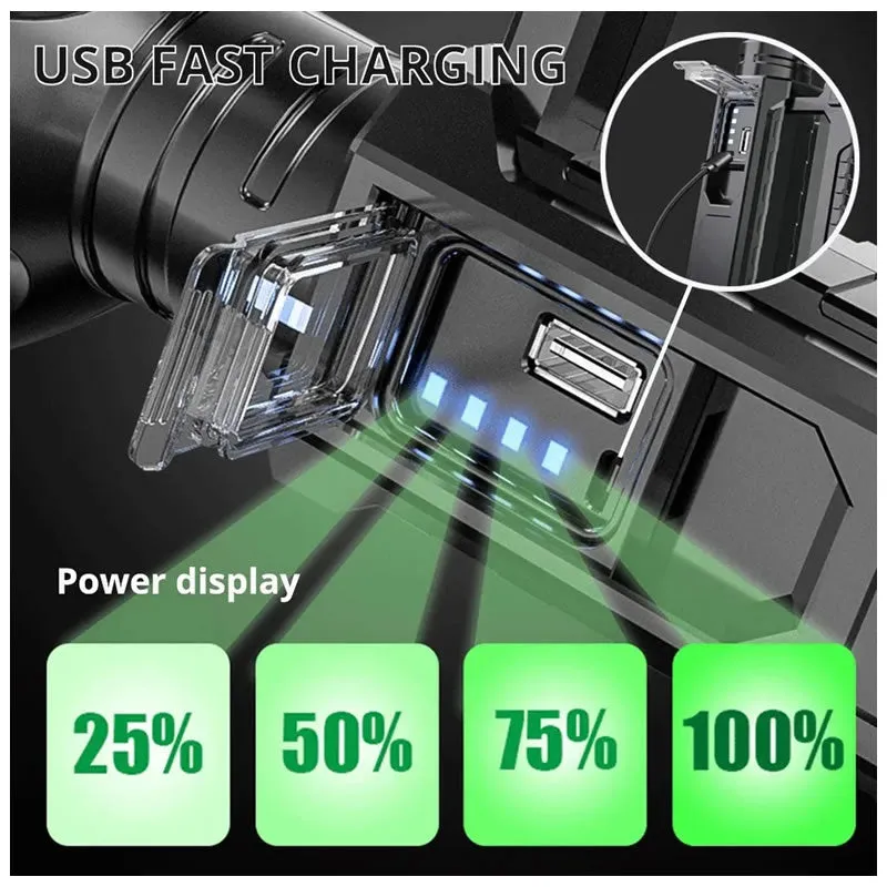 Type C Rechargeable High-Power Led Spotlight With Tripod -Ta-5120-P50