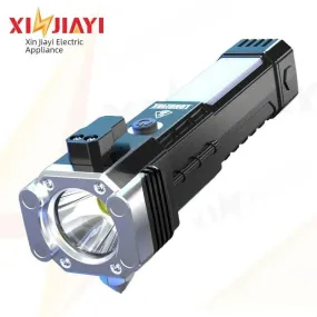 Ultimate Outdoor Flashlight Torch: Bright, Multi-functional & USB Rechargeable