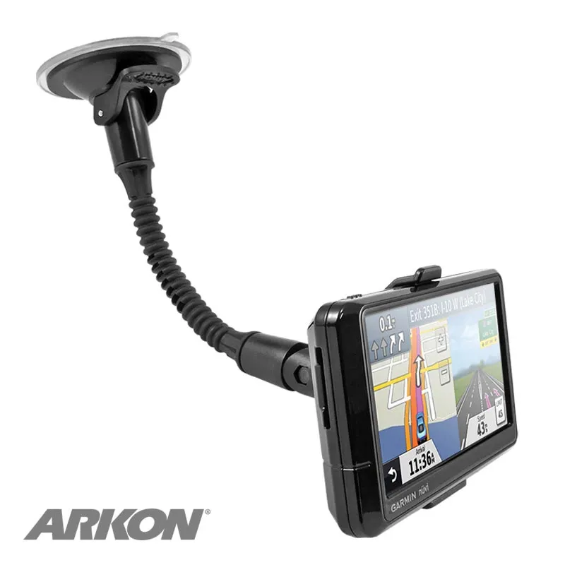 Windshield Suction Car Mount with Gooseneck for Garmin nuvi 40, 50, 200, 2013, 24x5, 25x5 Series GPS