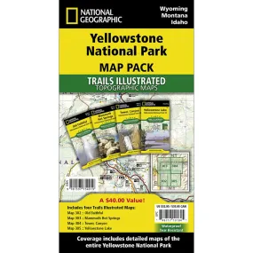 Yellowstone National Park [Map Pack Bundle]